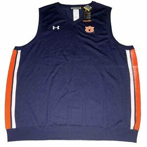 Auburn‎ Tigers Football Wool Sweater Vest 3XL Under Armour NWT NCAA SEC